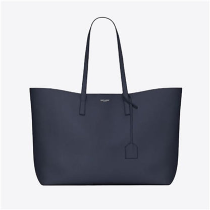 THE SHOPPER IN LEATHER, NAVY, 14.5''X11'