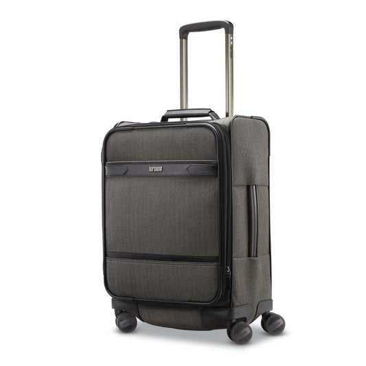 HERRINGBONE DELUXE SOFTSIDE MEDIUM JOURNEY SPINNER