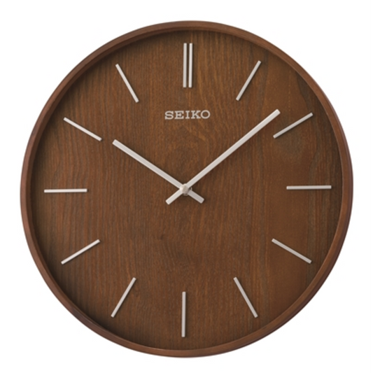MADDOX WOODEN WALL CLOCK, GOLD, 13"
