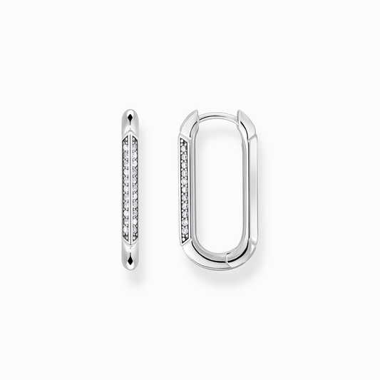 THOMAS SABO HOOP EARRINGS SILVER