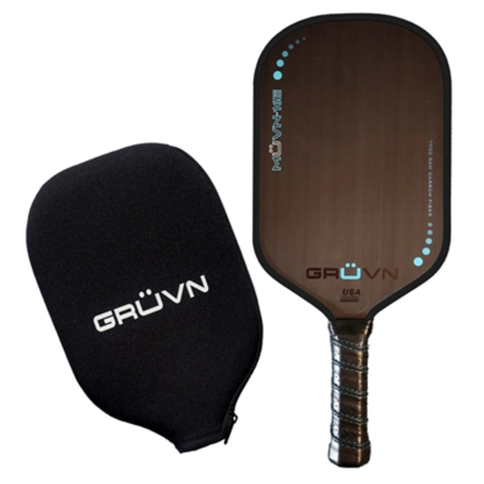 MUVN-16E PICKLEBALL PADDLE, BLUE/BLACK, 16.5"