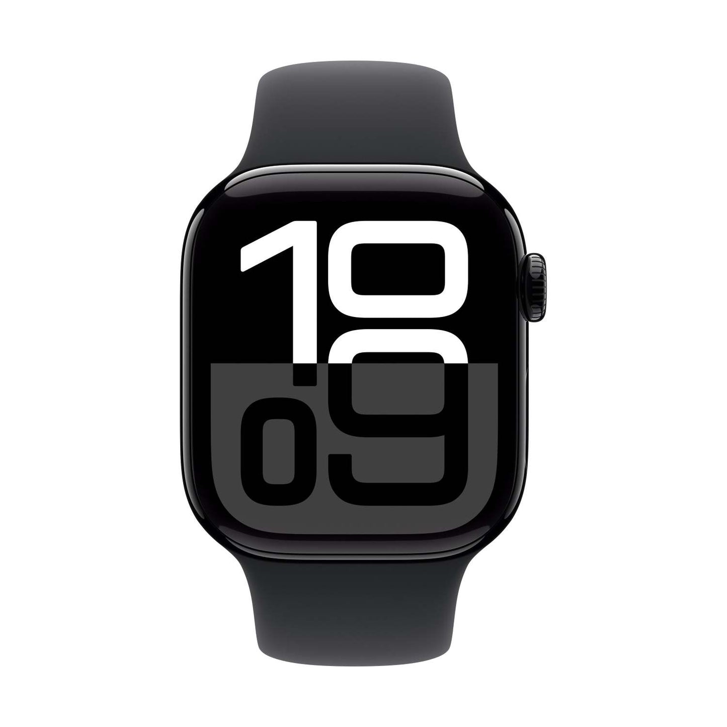 WATCH SERIES 10 GPS 42MM JET BLACK ALUMINUM CASE W/ M/L BLACK SPORT BAND