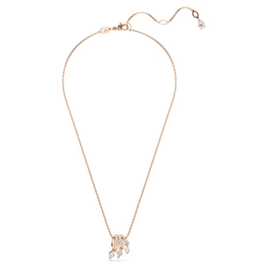 SWAROVSKI DRAGON & PHOENIX PENDANT DRAGON’S CLAW, WHITE, ROSE GOLD-TONE PLATED