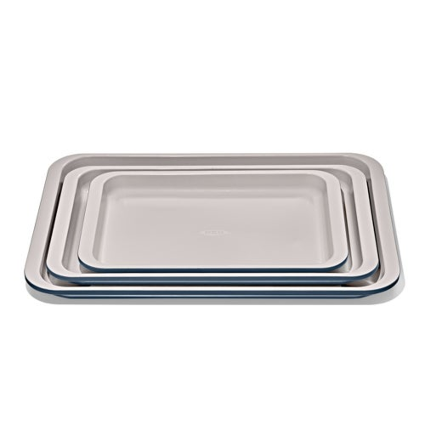 GOOD GRIPS 3PC NS PRO CERAMIC COATED METAL BAKEWARE SET STORM BLUE