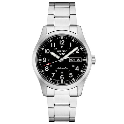 MENS SEIKO 5 SPORT AUTOMATIC & STAINLESS STEEL WATCH