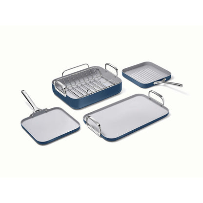 5PC SQUARE COOKWARE SET