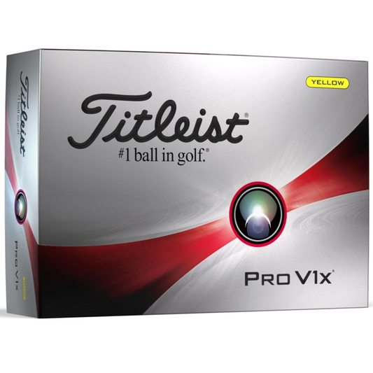 2023 PROV1X GOLF BALLS - (YELLOW) - (1 DOZEN)