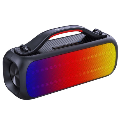 IQ SOUND IPX5 PORTABLE BLUETOOTH SPEAKER W/LED LIGHT SHOW