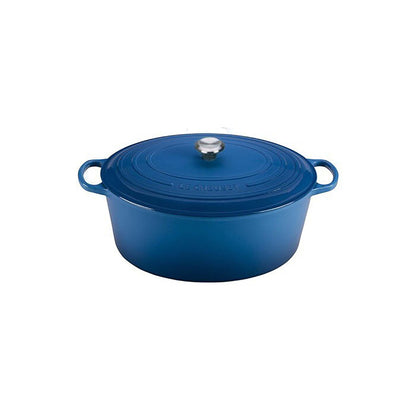 15.5QT SIGNATURE CAST IRON OVAL DUTCH OVEN MARSEILLE