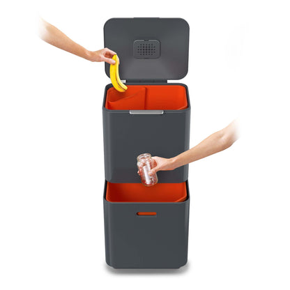 TITAN TOTEM 40L COMPACT WASTE & RECYCLING UNIT
