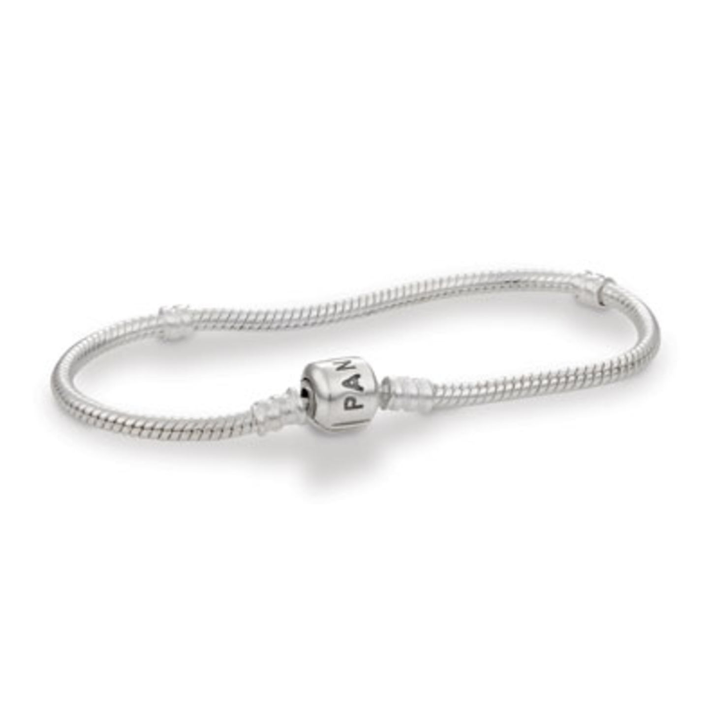 ICONIC SILVER CHARM BRACELET, STERLING SILVER, 8.3"