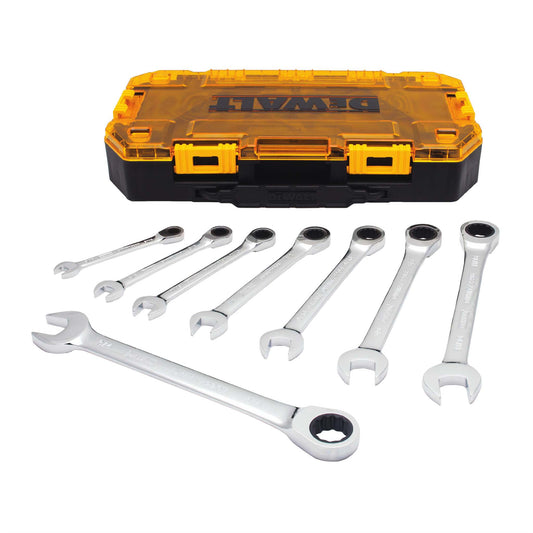 TOUGH BOX 8PC SAE RATCHETING WRENCH SET