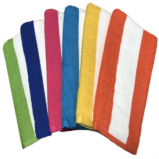 COPA CABANA STRIPE TOWEL SET - (SET OF 6 MULTI)