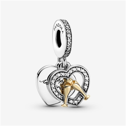 CELEBRATION GLASSES DANGLE CHARM