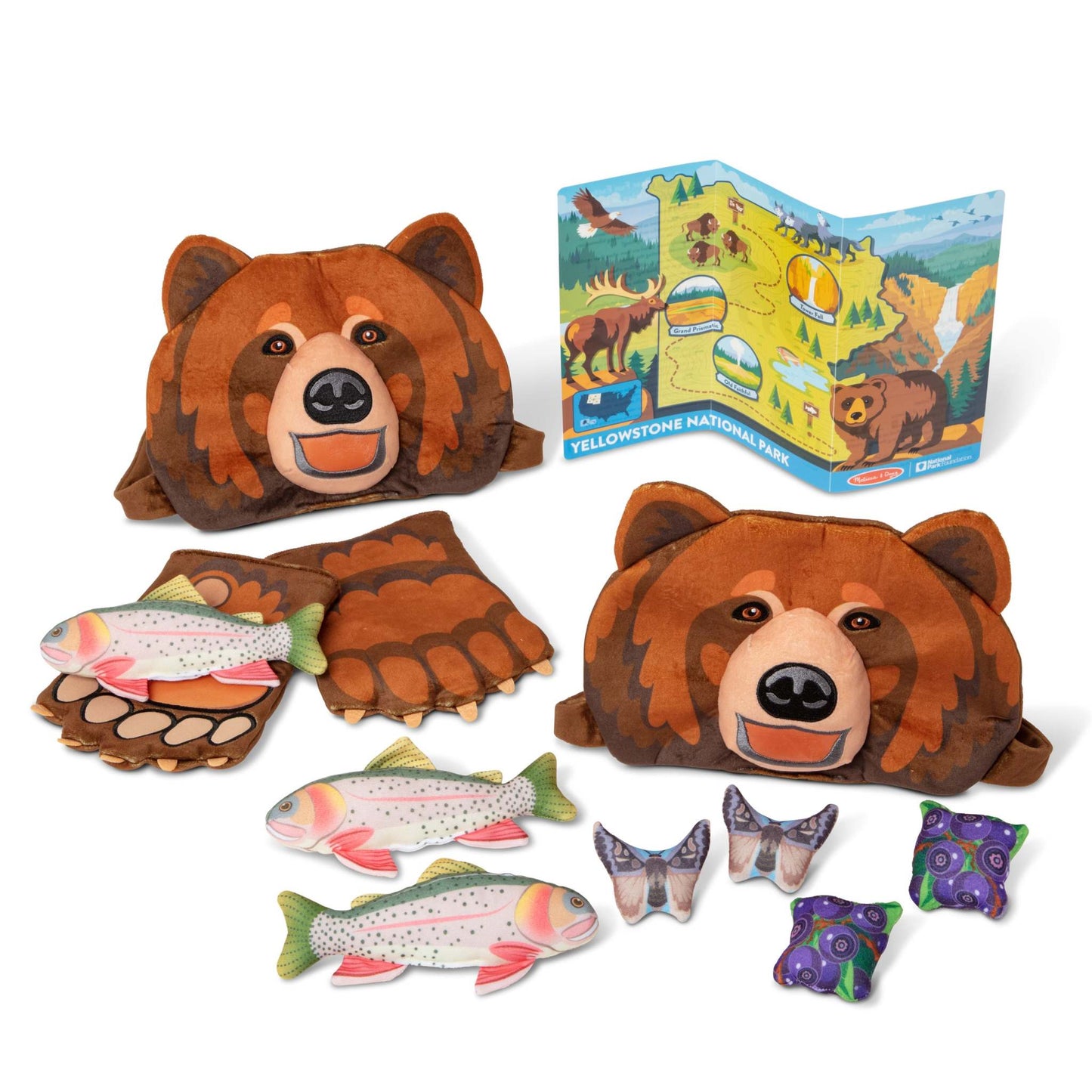 YELLOWSTONE NATIONAL PARK GRIZZLY BEAR GAMES AGES 3+ YEARS