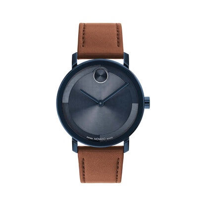 MEN'S BOLD EVOLUTION 2 & COGNAC LEATHER STRAP WATCH