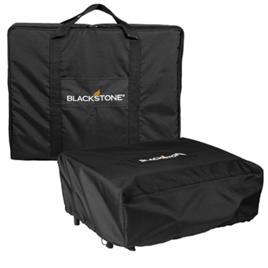 TABLETOP GRIDDLE COVER  AND  CARRY BAG, BLACK, 22"
