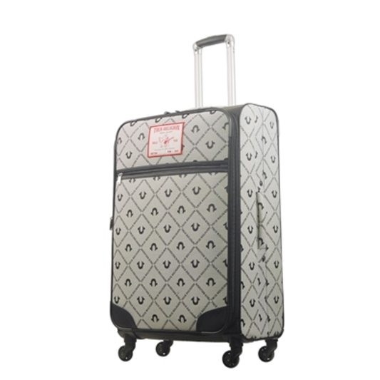 SOFT SIDED EXPANDABLE SPINNER LUGGAGE, BLACK, 31"