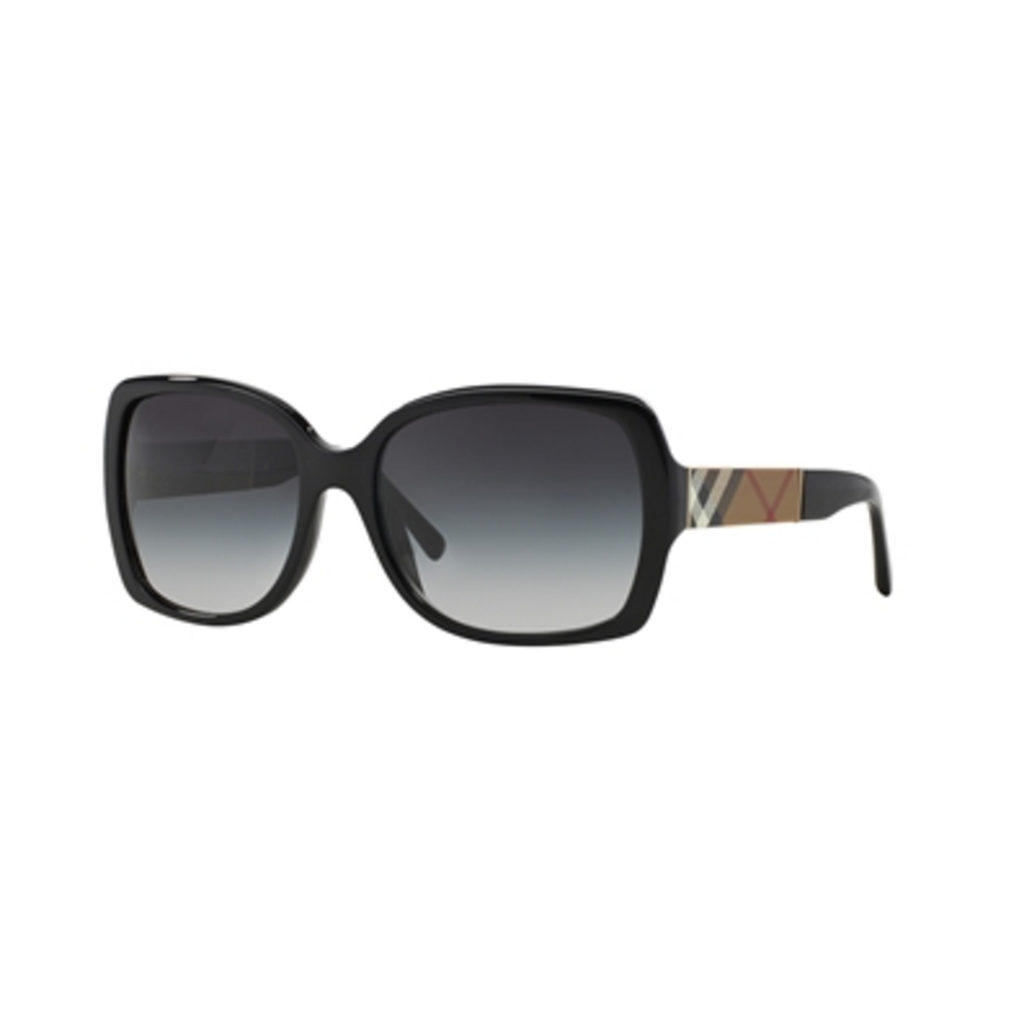 WOMEN'S NON-POLARIZED SUNGLASSES, BLACK/GREY GRADIENT, 58