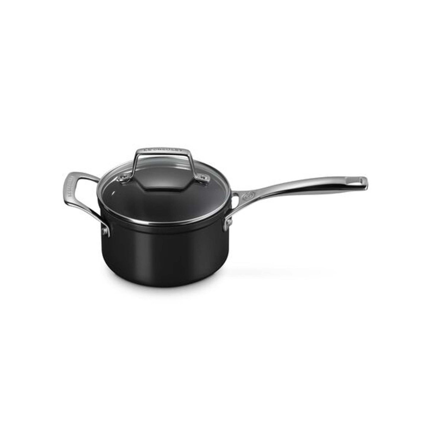 2QT ESSENTIAL NONSTICK CERAMIC SAUCEPAN W/ GLASS LID