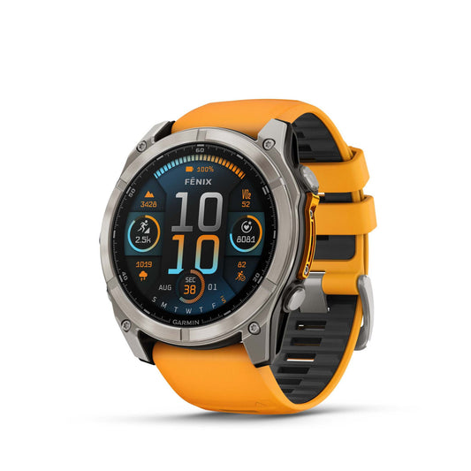 fenix 8 Premium Multisport Smartwatch 51mm AMOLED Spark Orange/Graphite