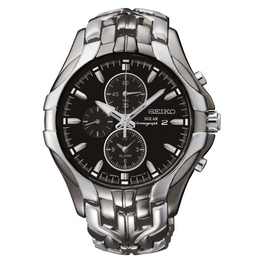 MENS ESSENTIALS SOLAR CHRONOGRAPH MULTI-DIAL WATCH