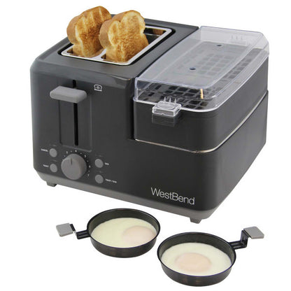 2 SLICE BREAFKAST STATION BLACK