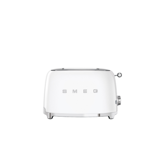 SMEG 50'S RETRO STYLE AESTHETIC 2 SLICE TOASTER - WHITE