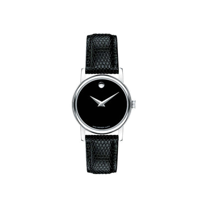 LADIES MUSEUM CLASSIC & TEXTURED LEATHER STRAP WATCH