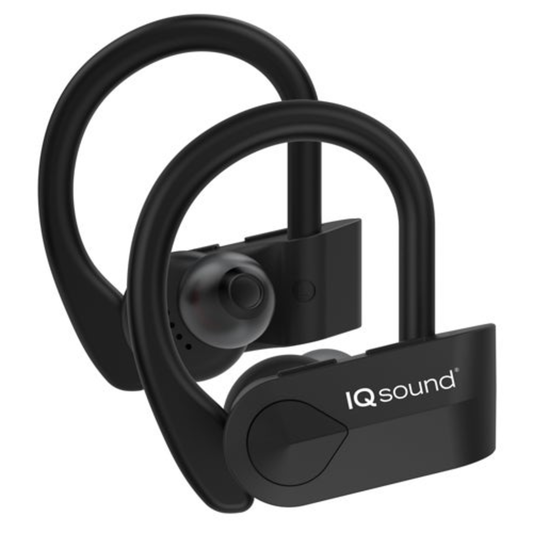 TRUE WIRELESS BLUETOOTH SPORT EARBUDS W/ CHARGING CASE BLUE