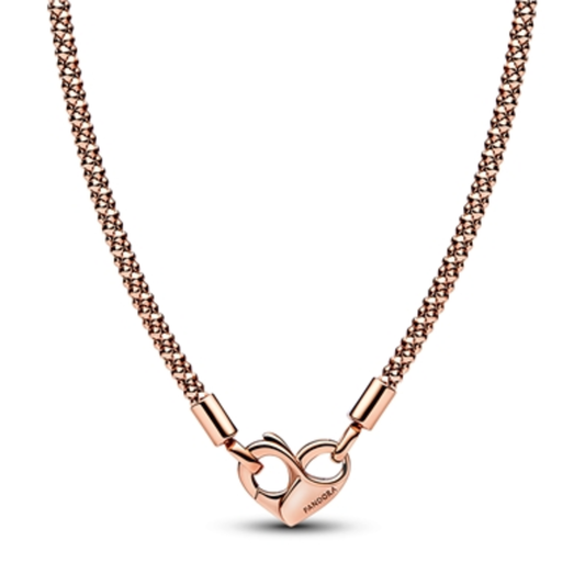 PANDORA MOMENTS STUDDED CHAIN NECKLACE