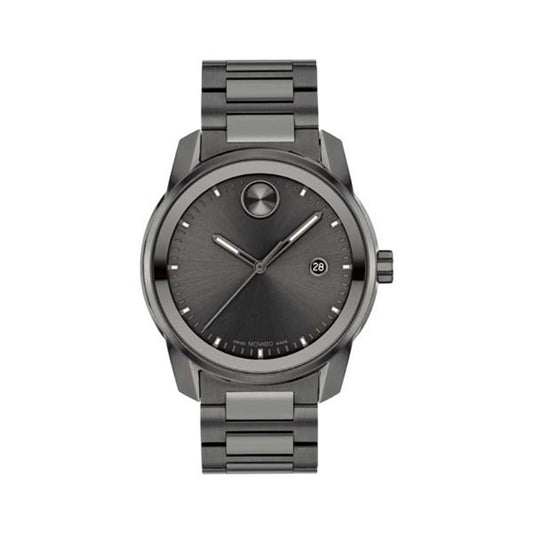 MENS BOLD VERSO GUNMETAL ION-PLATED STAINLESS STEEL WATCH GUNMETAL DIAL