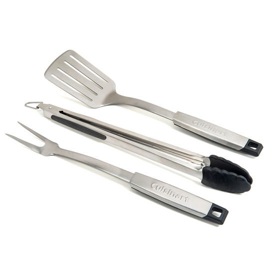 3 PIECE PROFESSIONAL GRILL TOOL SET
