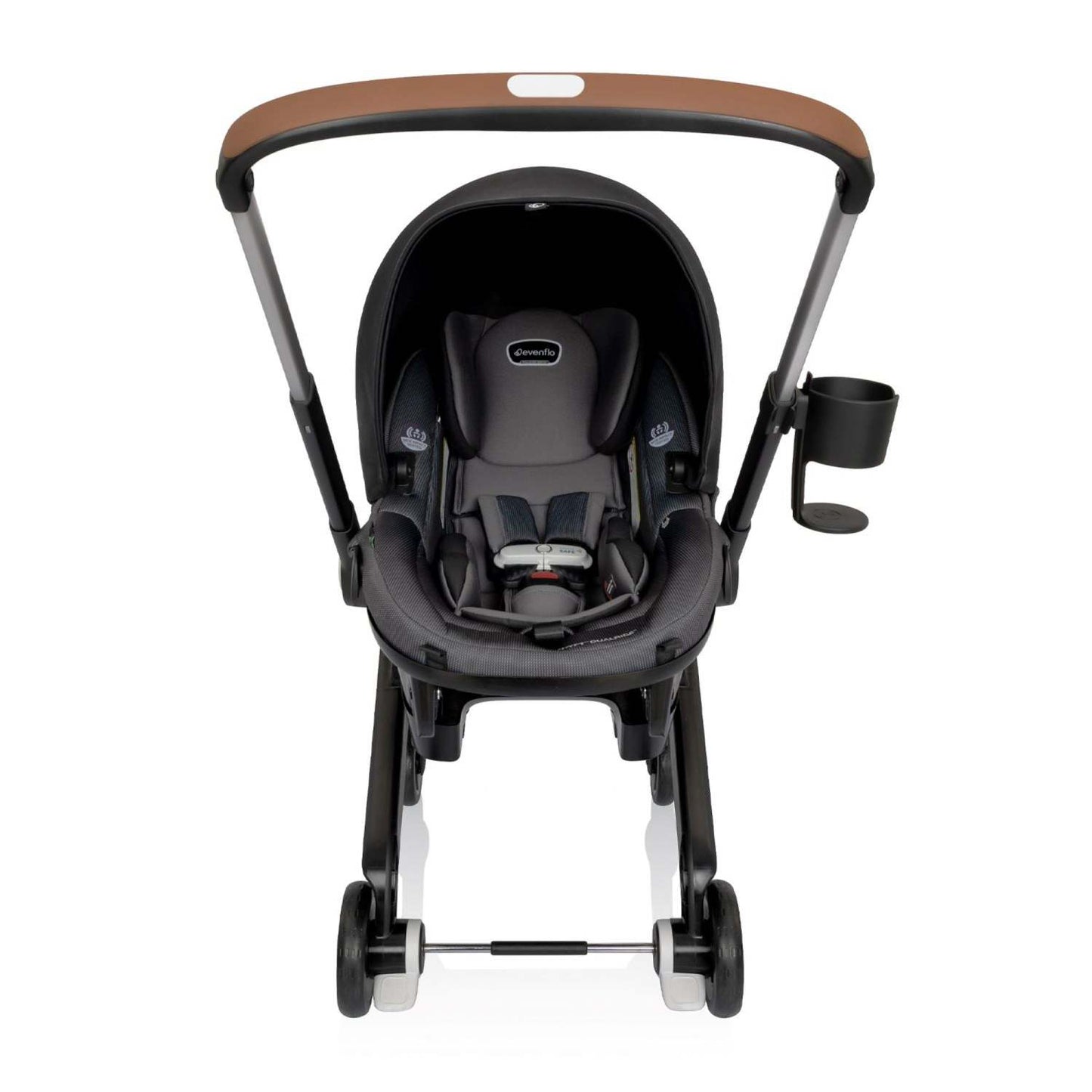 SHYFT DUALRIDE CAR SEAT & STROLLER COMBO W/ CARRYALL STORAGE BAG BOONE GRAY