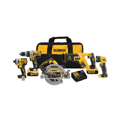 20V MAX XR 5-TOOL CORDLESS COMBO KIT