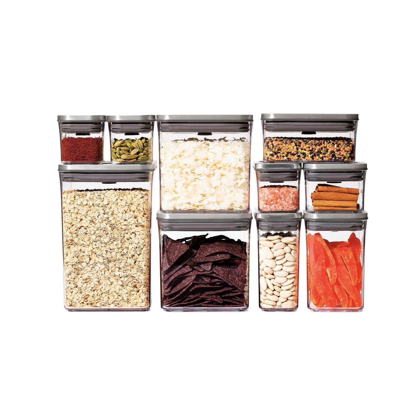 STEEL 12PC POP CONTAINER SET