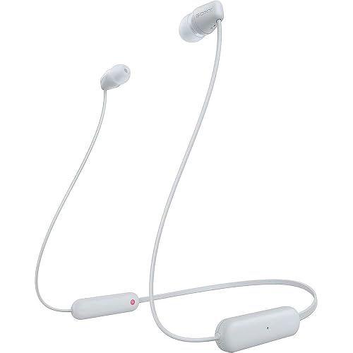Sony WI-C100 Wireless in-Ear Bluetooth Headphones with Built-in Microphone ,(Pack of 2)