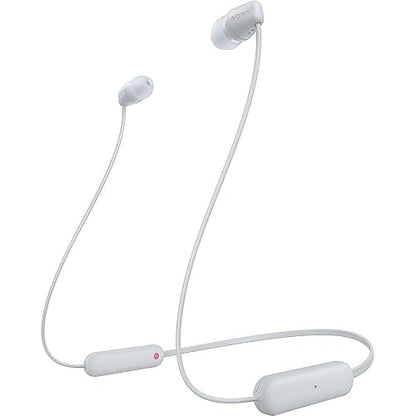 Sony WI-C100 Wireless in-Ear Bluetooth Headphones with Built-in Microphone ,(Pack of 2)