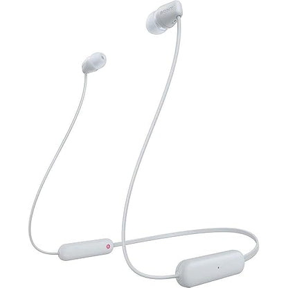 Sony WI-C100 Wireless in-Ear Bluetooth Headphones with Built-in Microphone ,(Pack of 2)