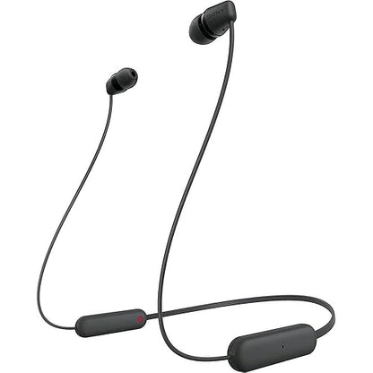 Sony WI-C100 Wireless in-Ear Bluetooth Headphones with Built-in Microphone ,(Pack of 2)