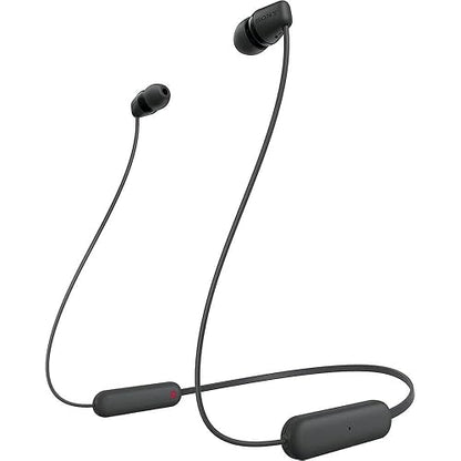 Sony WI-C100 Wireless in-Ear Bluetooth Headphones with Built-in Microphone ,(Pack of 2)