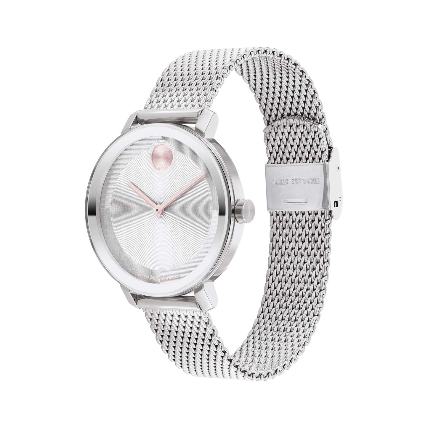 LADIES' BOLD EVOLUTION 2 STAINLESS STEEL MESH WATCH