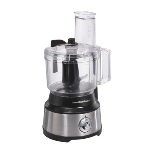 HAMILTON BEACH 10-CUP FOOD PROCESSOR WITH BOWL SCRAPER