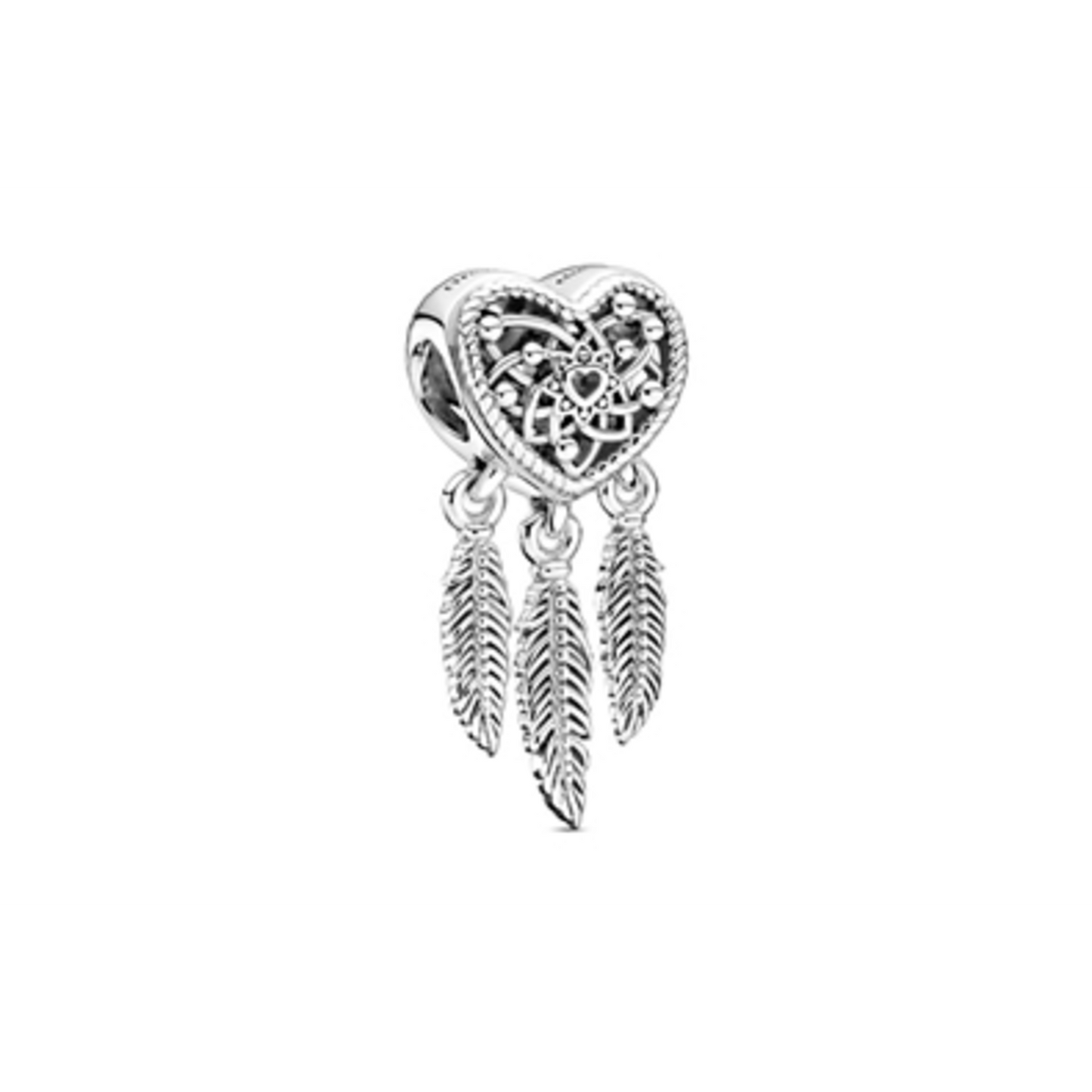 OPENWORK HEART  AND  THREE FEATHERS DREAMCAT