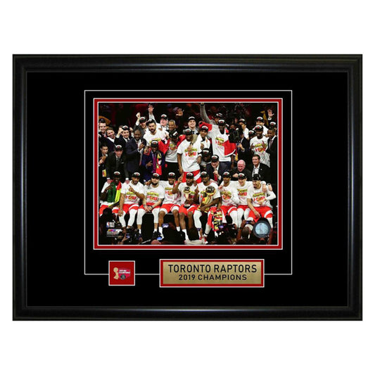 FRAMEWORTH TORONTO RAPTORS 8X10 INCH PIN AND PLATE 2019 NBA CHAMPIONS