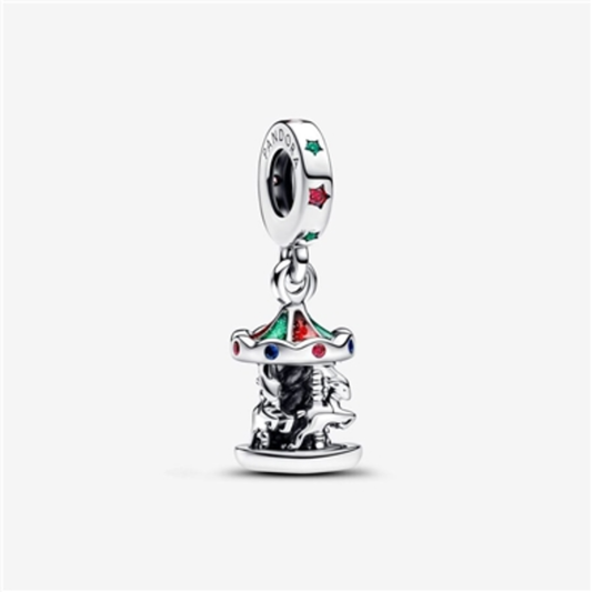 SPINNING CAROUSEL DANGLE CHARM