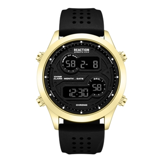 MEN'S DIGITAL WATCH, BLACK, STANDARD