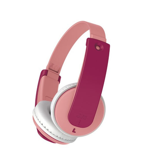 JVC ON-EAR TINYPHONES WIRELESS KIDS BLUETOOTH HEADPHONES - PINK/PURPLE