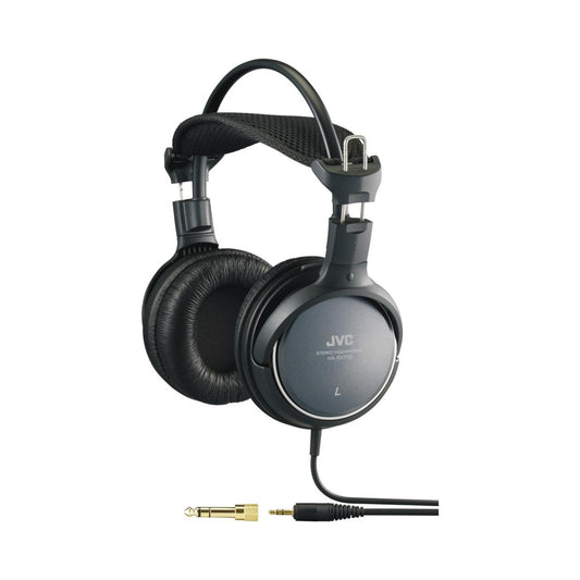 JVC WIRED ON-EAR HEADPHONES - BLACK