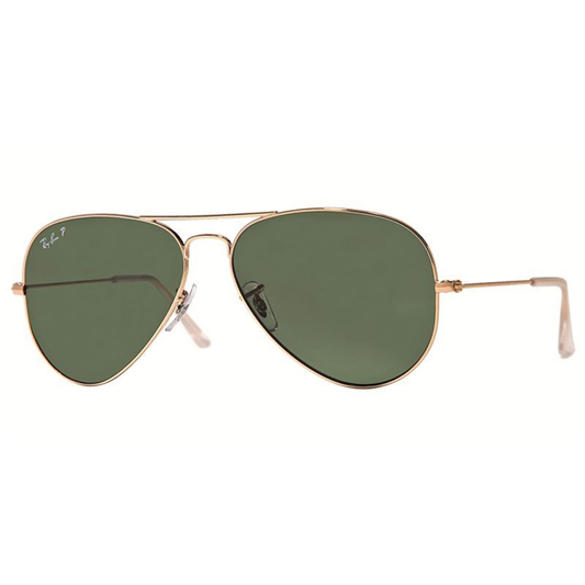 ORIGINAL AVIATOR POLARIZED SUNGLASSES - (GOLDPOLARIZED GREEN)
